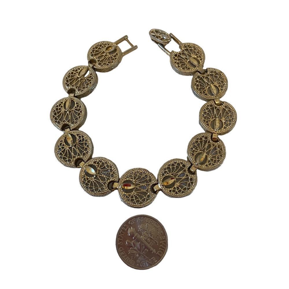 Delicate Looking Vintagelaceinspiredjeweledbracel… - image 7